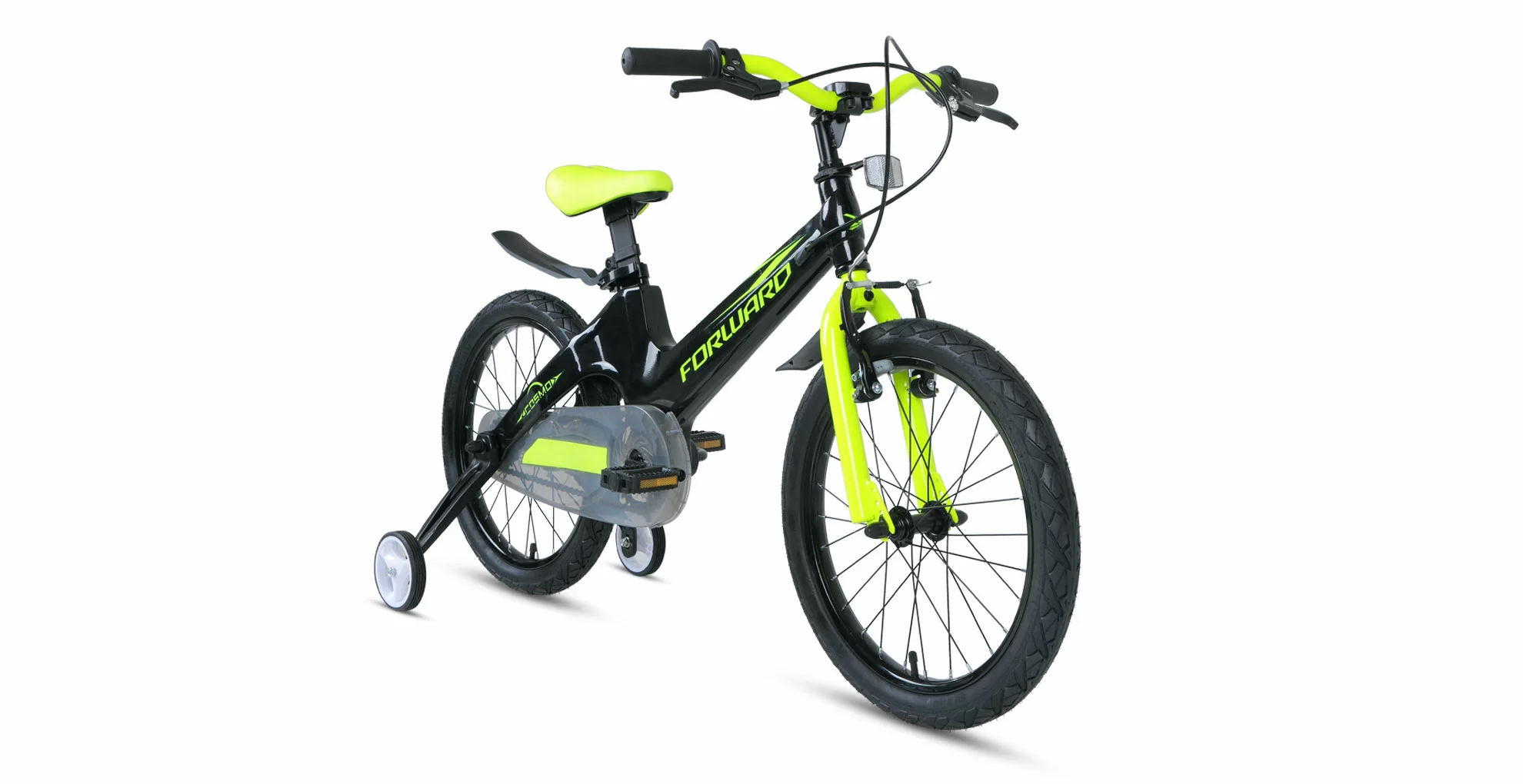 Реальное фото Велосипед Forward Cosmo 18 2.0 (2021) черный/зеленый 1BKW1K7D1023 от магазина СпортСЕ