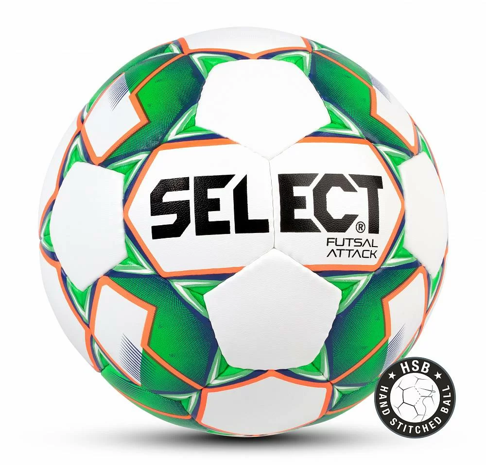 Реальное фото Мяч футзальный Select Futsal Attack без/зел/оранж 854615 от магазина СпортСЕ