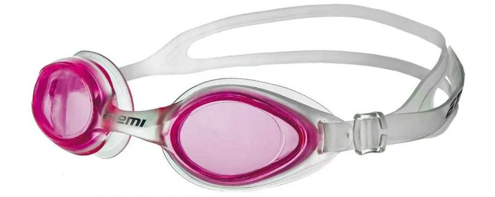 Реальное фото Очки для плавания Atemi N7503 силикон розовые от магазина СпортСЕ