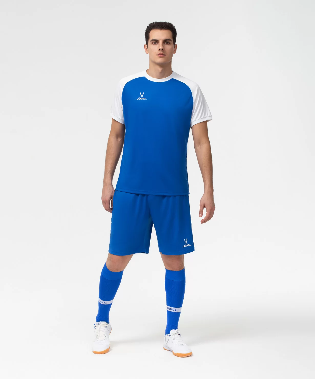 Реальное фото Футболка игровая CAMP Reglan Jersey, синий/белый от магазина СпортСЕ