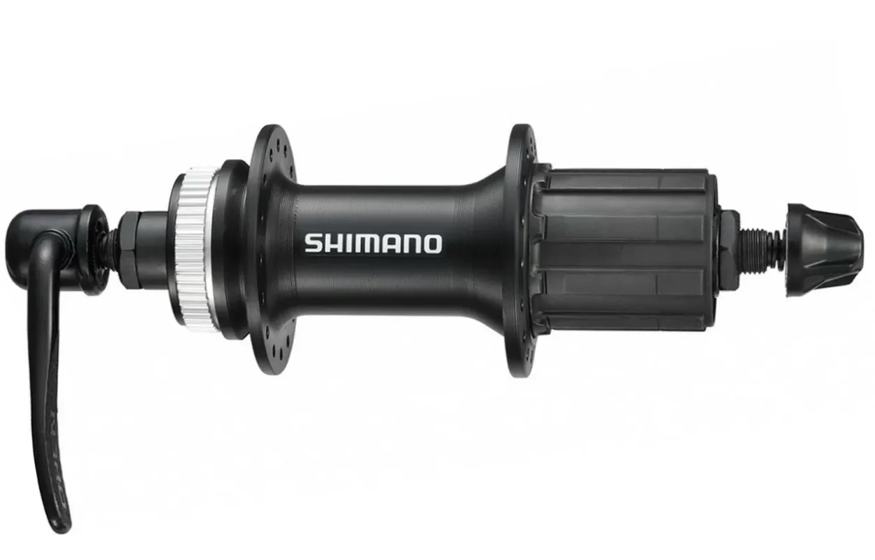 Реальное фото Втулка задняя Shimano RM35 32 отв, 8/9ск, QR, C.Lock черный EFHRM35BZALP5 от магазина СпортСЕ