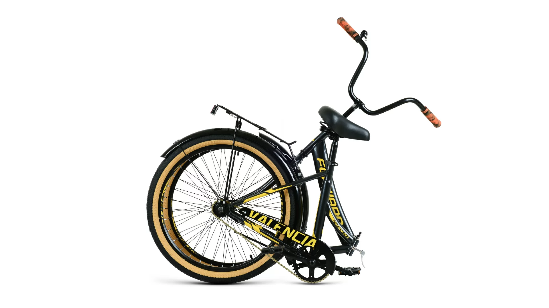 Реальное фото Велосипед Forward Valencia 24 X (2022) черный/золотой RBK22FW24073 от магазина СпортСЕ