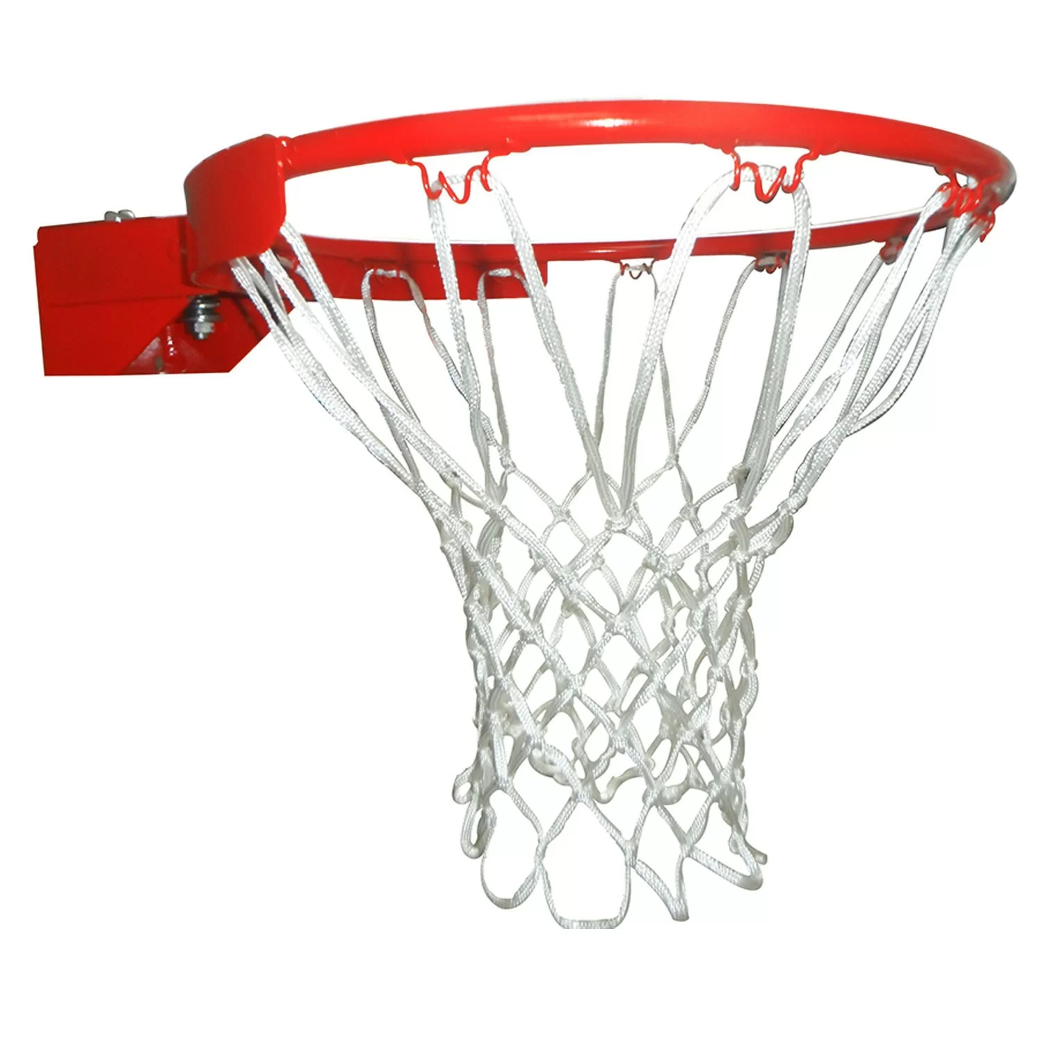 Реальное фото Кольцо баскетбольное DFC R3 45см (18") 2 пружины, оранж/красное от магазина СпортСЕ