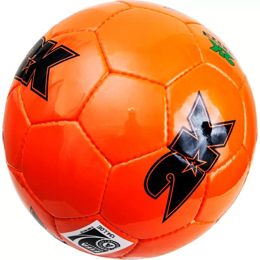Реальное фото Мяч футбольный 2K Elite №5 orange/black 127053 от магазина СпортСЕ