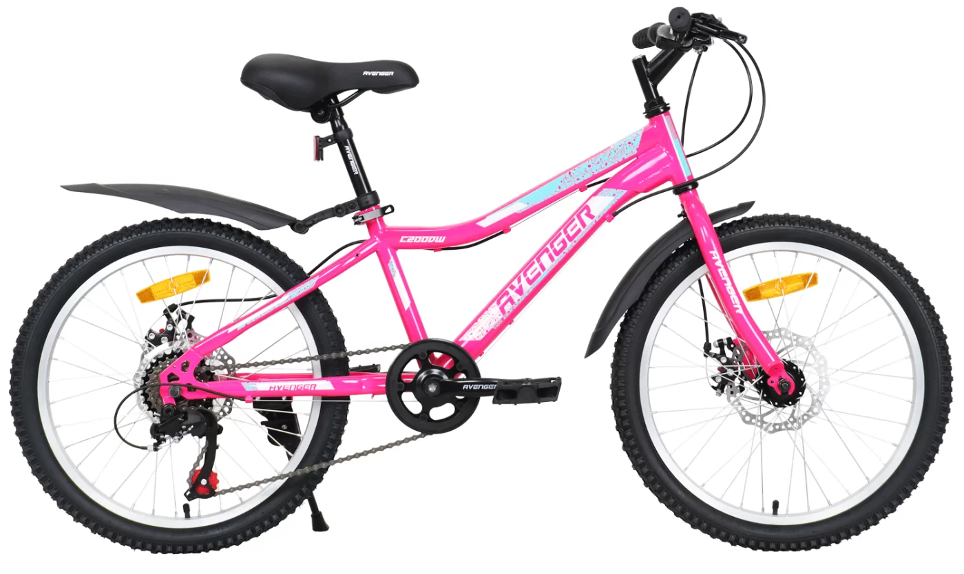 Реальное фото Велосипед 20" AVENGER C200W, фиолетовый, 11" (2021) от магазина СпортСЕ