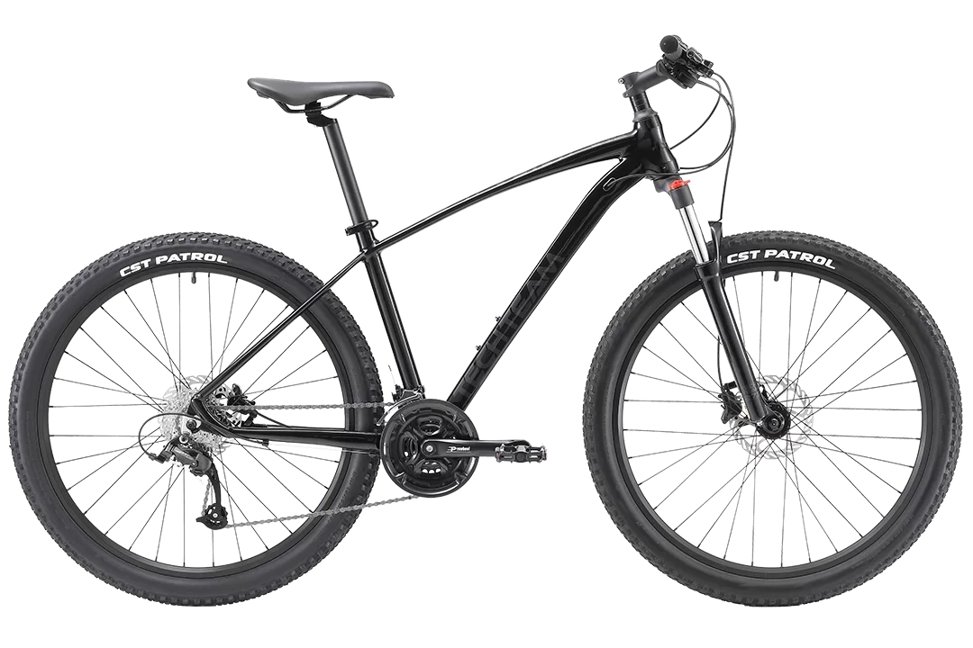 Реальное фото Велосипед TechTeam Lavina 27.5" чёрный от магазина СпортСЕ