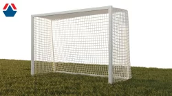 Ворота гандбол-минифутбол 3х2х1м с противовесом стальной профиль квадратный 80х80мм
