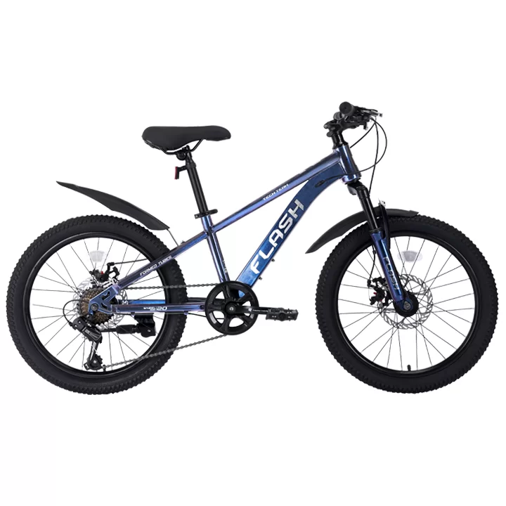 Реальное фото Велосипед TechTeam Flash 22" (2024) синий хамелеон от магазина СпортСЕ