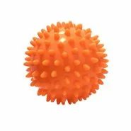 Реальное фото Мяч массажный 7см E33498 твердый оранжевый 10021161 от магазина СпортСЕ