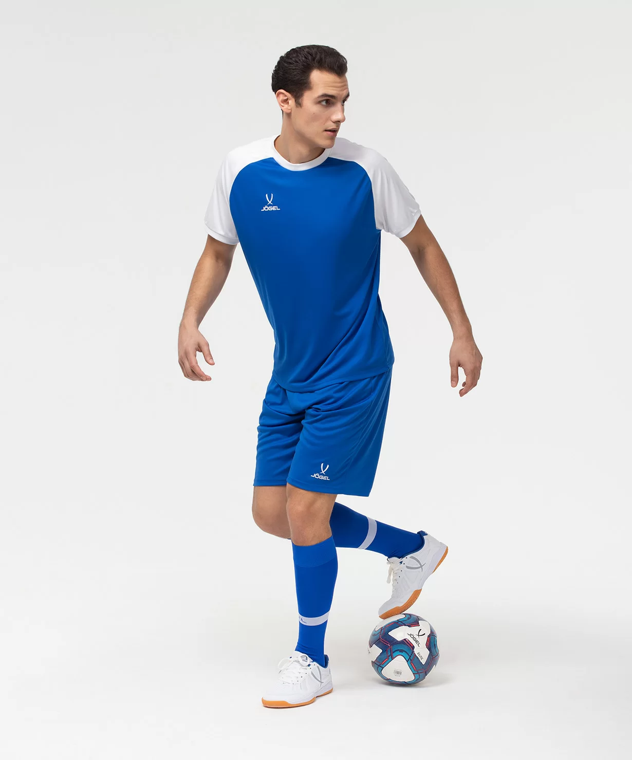 Реальное фото Футболка игровая CAMP Reglan Jersey, синий/белый от магазина СпортСЕ