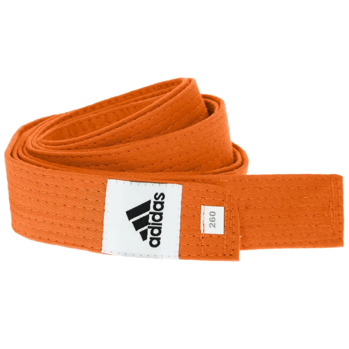 Реальное фото Пояс для единоборств 2.6 м Adidas Club оранжевый adiB220 от магазина СпортСЕ