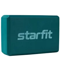 Блок для йоги StarFit YB-200 EVA 8 см 115 гр 22,5х15 см изумрудный ЦБ-00001691