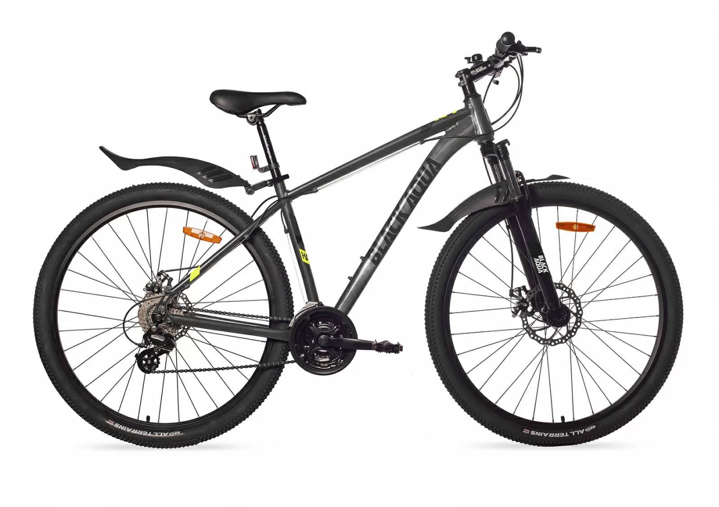 Реальное фото Велосипед Black Aqua Cross 2991 D matt 29" темно-серый GL-503D от магазина СпортСЕ