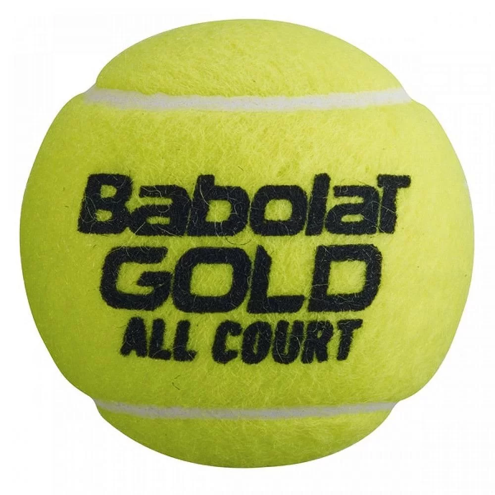 Реальное фото Мяч для тенниса Babolat Gold All Court X4 1 шт 502085 от магазина СпортСЕ