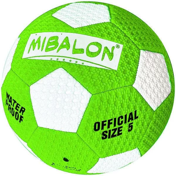 Реальное фото Мяч для пляжного футбола C33389-5 р.5 PVC 2.6, 310-320 гр зеленый 10017293 от магазина СпортСЕ