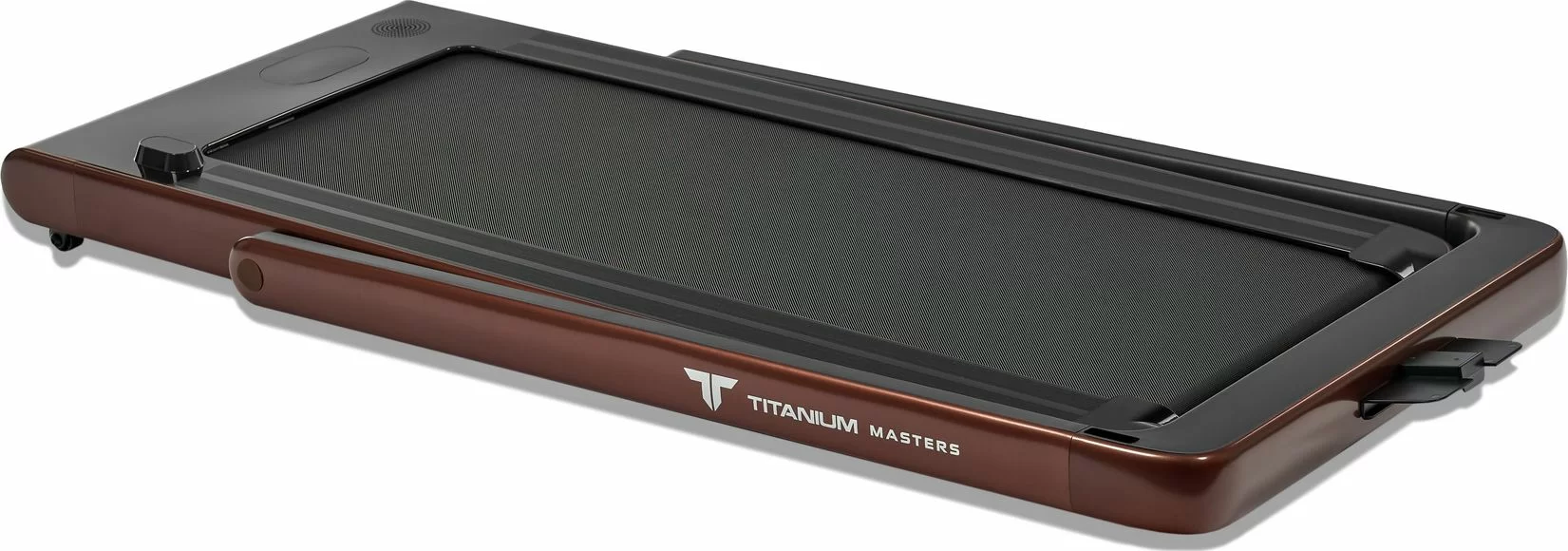 Реальное фото Беговая дорожка Titanium Masters Slimtech C10, коричневая от магазина СпортСЕ