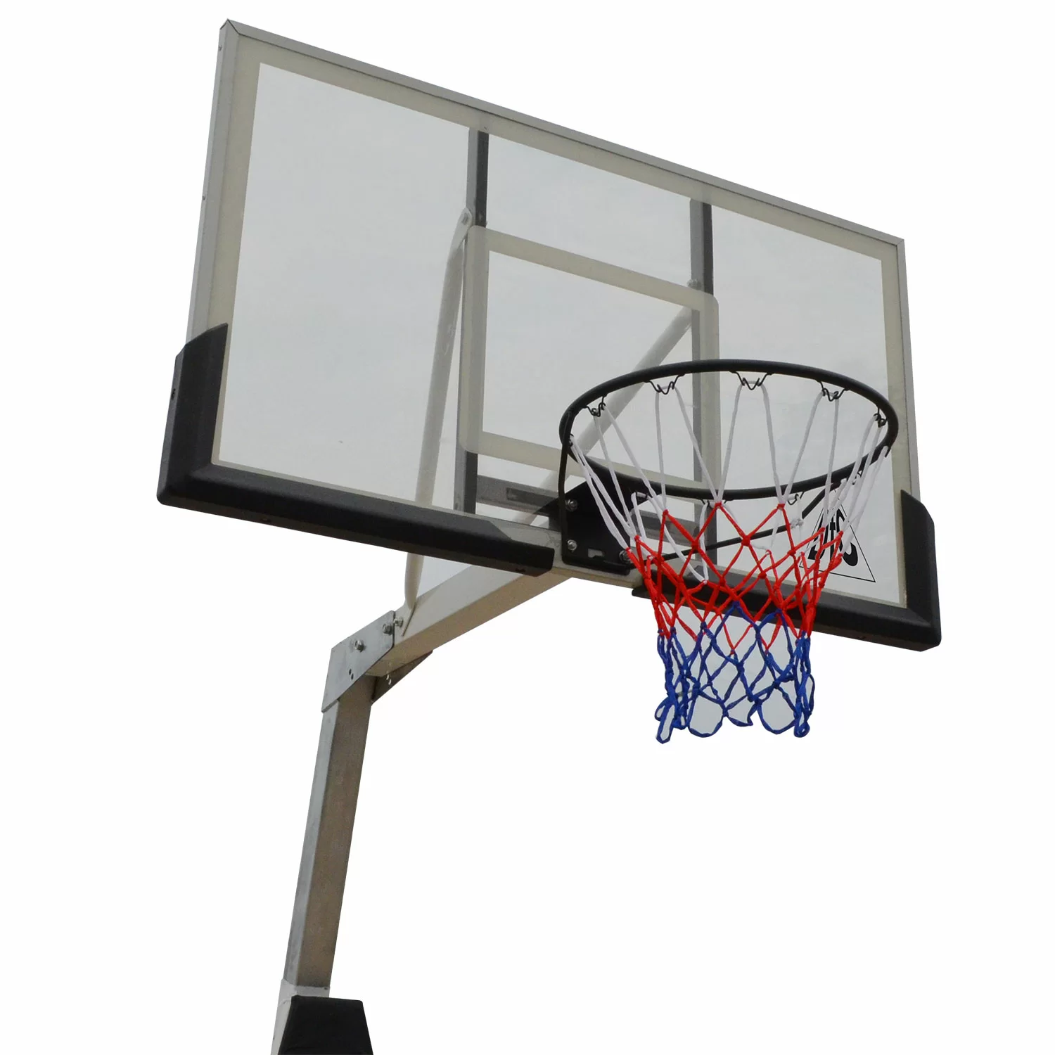 Реальное фото Баскетбольная мобильная стойка DFC STAND60SG 152x90CM поликарбонат (3кор) от магазина СпортСЕ