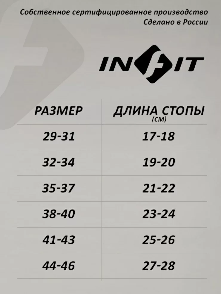 Реальное фото Гетры In Fit 3Н василек от магазина СпортСЕ