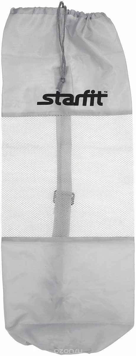 Реальное фото Сумка для ковриков cпортивная Starfit FA-301 24,5x66 см серая УТ-00008960 от магазина СпортСЕ