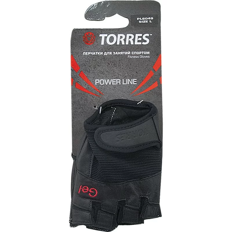 Реальное фото Перчатки т/а Torres нейлон замша и кожа черные PL6049 от магазина СпортСЕ