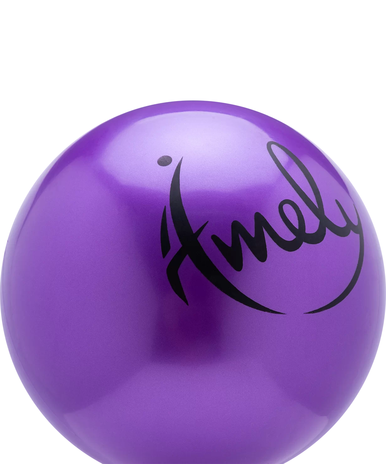 Реальное фото Мяч для художественной гимнастики 15 см Amely AGB-301 фиолетовый УТ-00019926 от магазина СпортСЕ