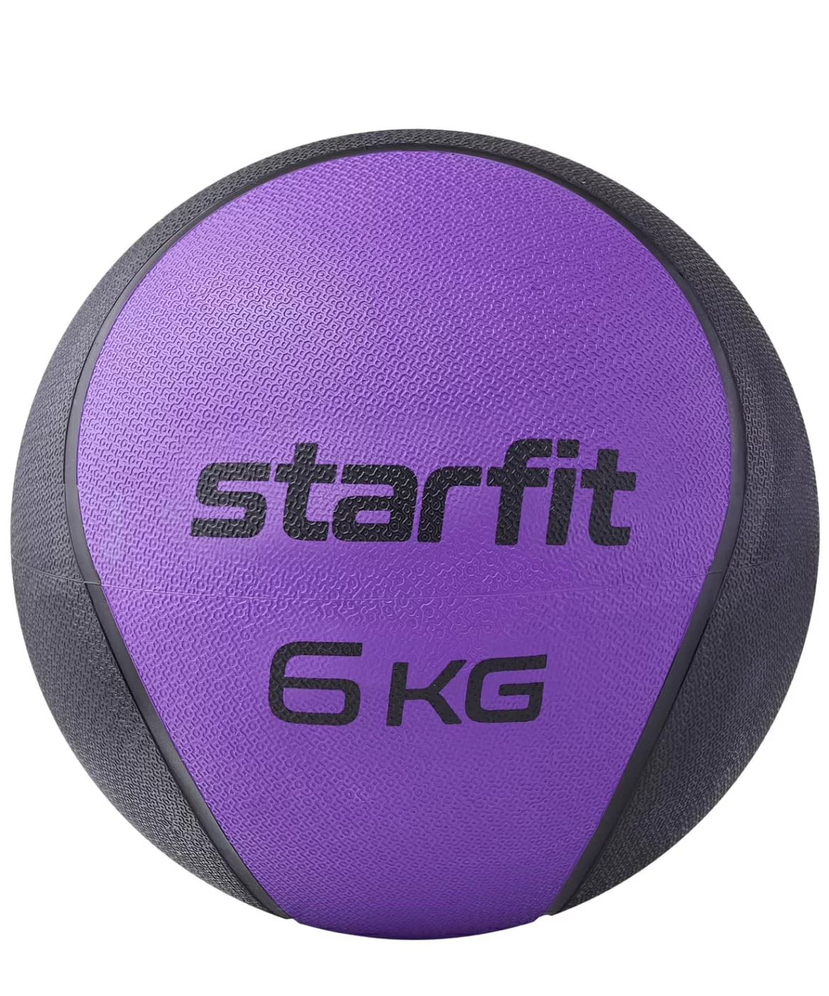 Реальное фото Медбол 6 кг StarFit GB-702 высокой плотности фиолетовый УТ-00018939 от магазина СпортСЕ