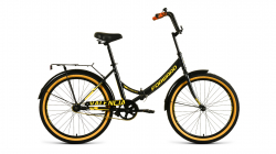 Велосипед Forward Valencia 24 X (2022) черный/золотой RBK22FW24073
