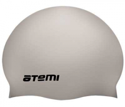 Шапочка для плавания Atemi TC308 Jr тонкий силикон серебро