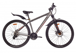 Велосипед Black Aqua Cross 2992 D matt 29" серый-оранжевый GL-504D