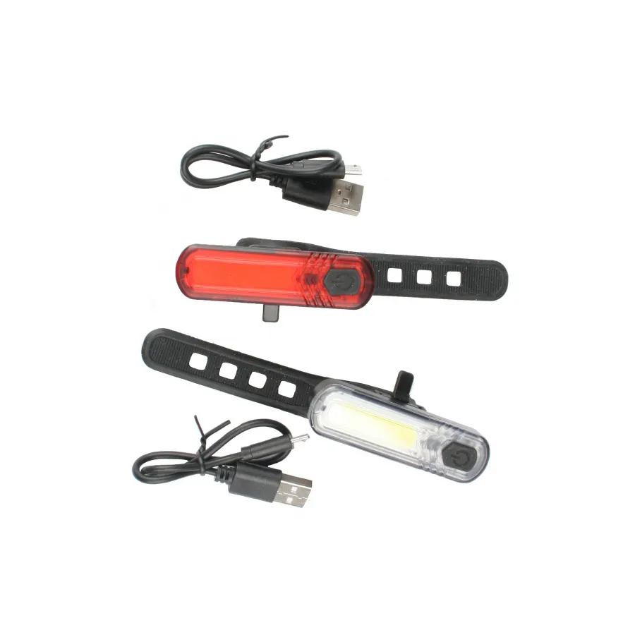 Реальное фото Фонари Klonk IPX4передний и задний micro USB LiPo 3,7 V/ 330 mAh 11952 от магазина СпортСЕ
