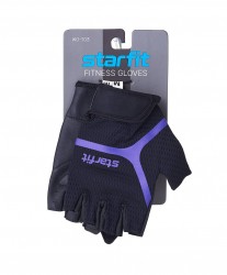 Перчатки StarFit  WG-103 черный/фиолетовый УТ-00020813