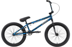 Велосипед BMX TechTeam Grasshoper 20" (2022) сине-черный