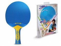 Ракетка для настольного тенниса Double Fish series plastik blue V1