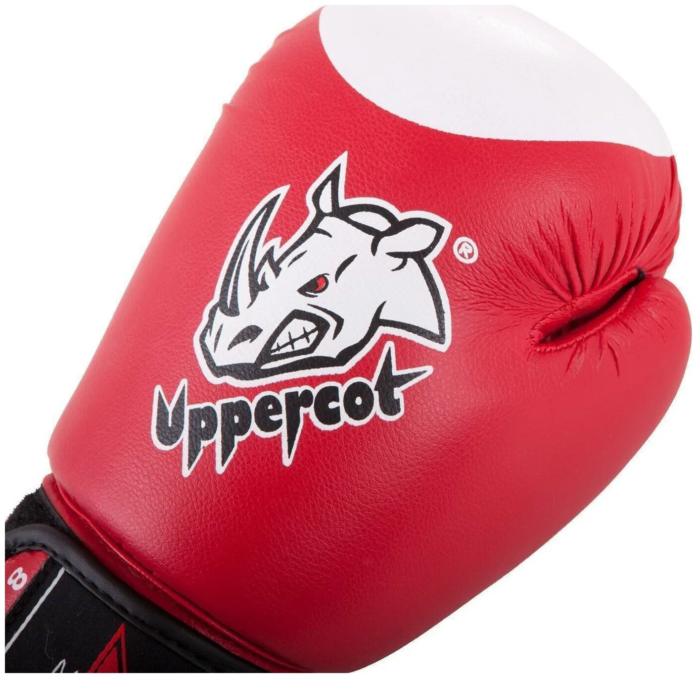 Реальное фото Перчатки боксерские Uppercot UBG-01 DX красный от магазина СпортСЕ