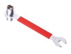 Ключ педальный Kenli 15 мм с торцевыми головками для болтов/гаек каретки KL-9725H