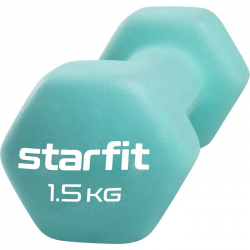 Гантель неопреновая 1.5 кг StarFit Core DB-201 мятный УТ-00018830