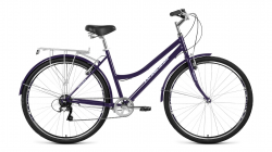 Велосипед Forward Talica 28 2.0 (2021) темно-синий/сиреневый