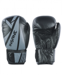 Перчатки боксерские Insane Ares IN22-BG300 кожа черный