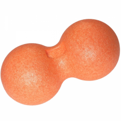 Мячик массажный двойной MFS-104 12х24см оранжевый (E33007) 10020050