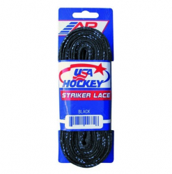 Шнурки хоккейные 108"-274см с пропиткой A&R Pro Stock Waxed black 2569
