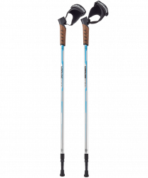 Палки для скандинавской ходьбы Berger Nimbus 77-135 см 2-секционные серебристый/голубой УТ-00019910