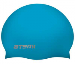 Шапочка для плавания Atemi TC303 Jr тонкий силикон голубая