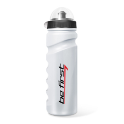 Бутылка для воды Be First 750 мл с крышкой, белая 75-white