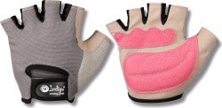 Перчатки Indigo женские эластан/замша серо-розовые 97870 IR