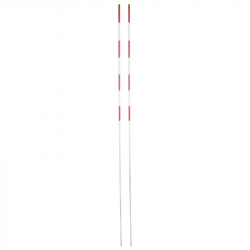 Антенны для волейбола под карманы FS№A1.8  фиберглас h-1.8 м d-10 мм бело-красный