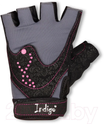 Перчатки Indigo женские хлопок,эластан серый SB-16-8056