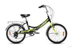 Велосипед Black Aqua Велосипед Street Beat 1421  24" 6s (РФ) черный-лимонный YF-704VTR