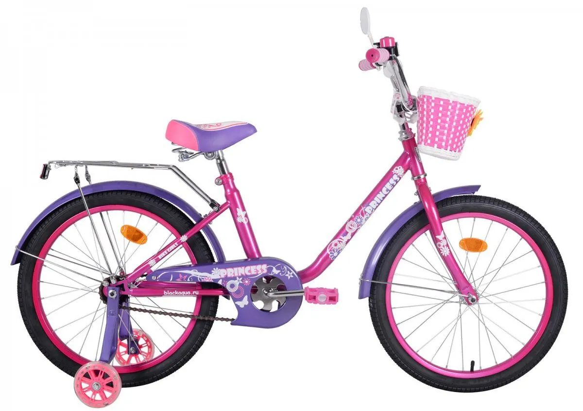 Реальное фото Велосипед Black Aqua Princess 20" 1s розово-сиреневый KG2002 от магазина СпортСЕ