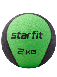 Медбол 2 кг StarFit GB-702 высокой плотности зеленый УТ-00018935