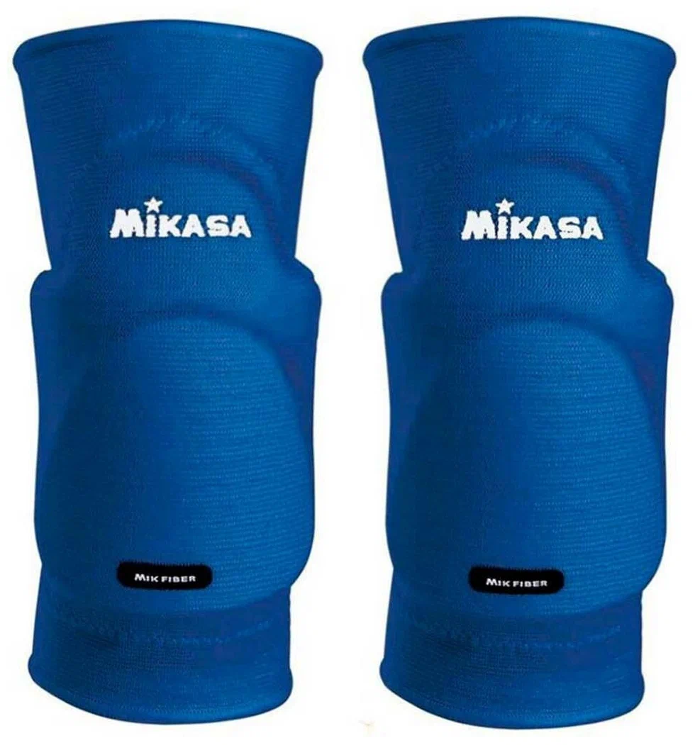 Реальное фото Наколенники волейбольные Mikasa MT6-029 ярко-синий от магазина СпортСЕ